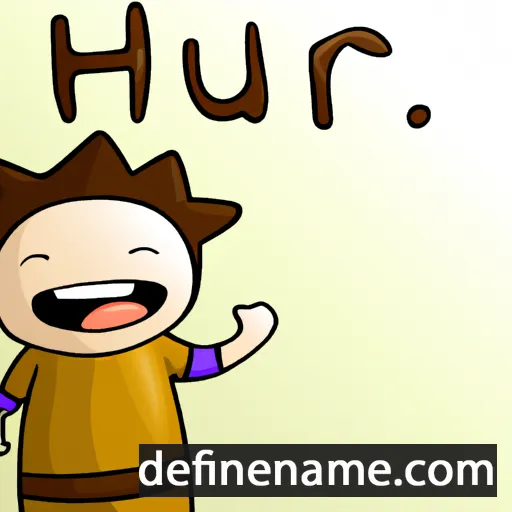 cartoon of the name Huri