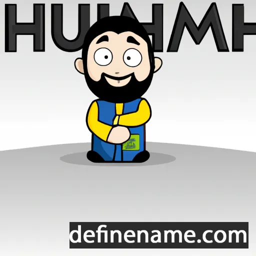 cartoon of the name Husam