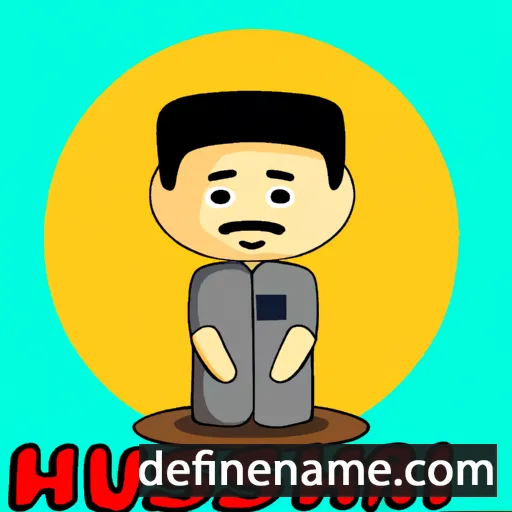 cartoon of the name Husni