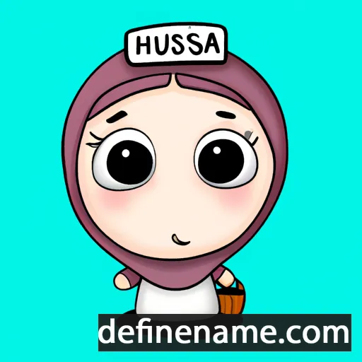 cartoon of the name Husniya