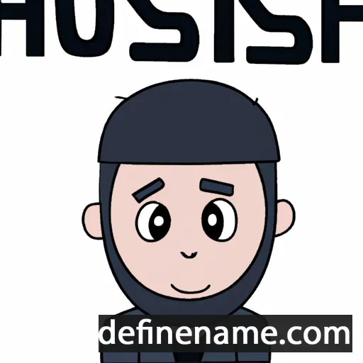 cartoon of the name Hussein