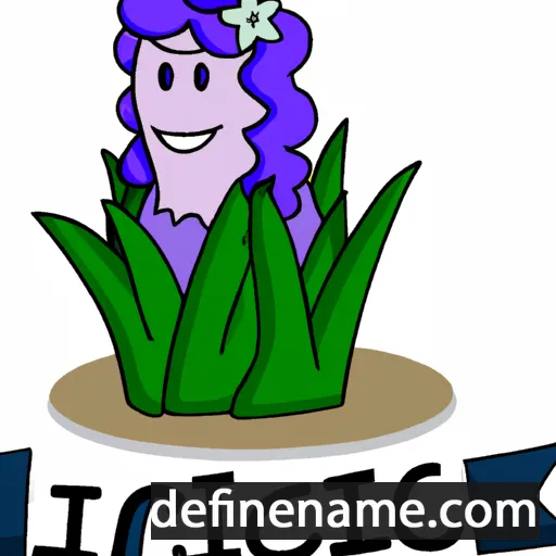 cartoon of the name Hyacinth