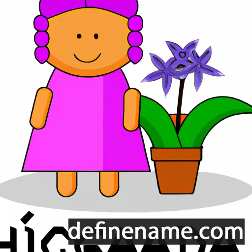 cartoon of the name Hyacintha