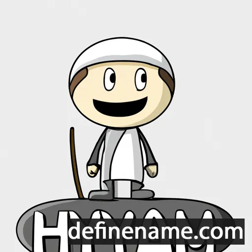 cartoon of the name Hyam