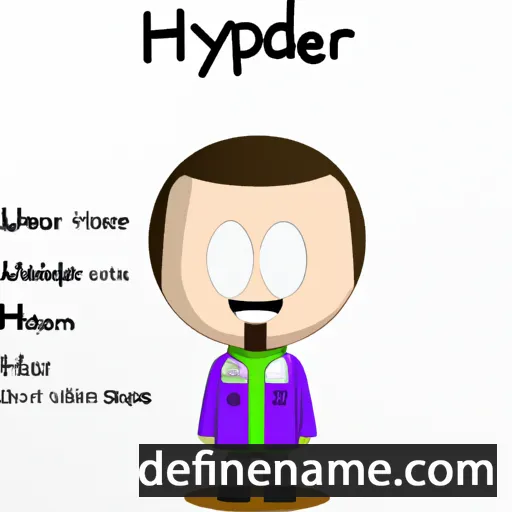 Hyder cartoon