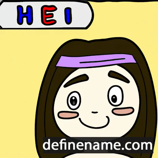 cartoon of the name Hye-Jin