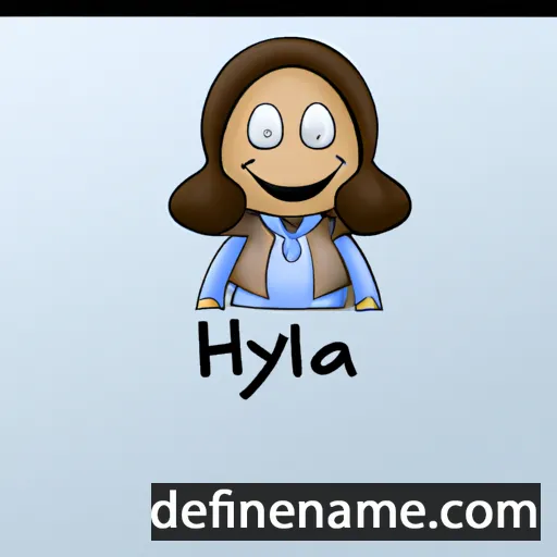 cartoon of the name Hylda