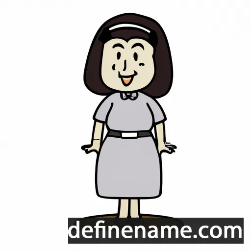 cartoon of the name Hyun-Joo