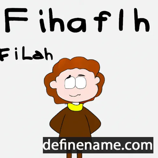 cartoon of the name Iarfhlaith