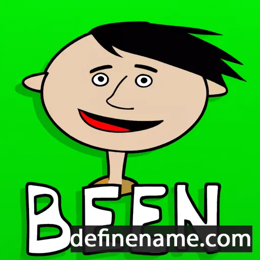 cartoon of the name Iben