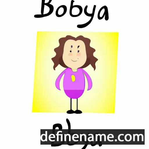 cartoon of the name Ibolya