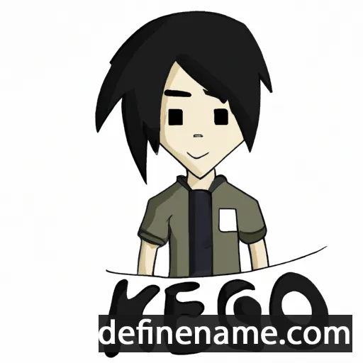 cartoon of the name Keigo