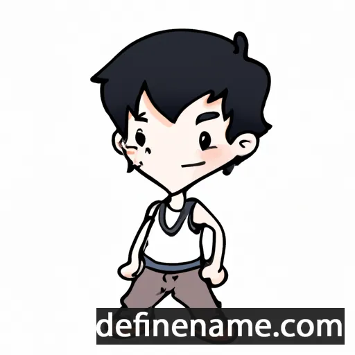 cartoon of the name Keiji