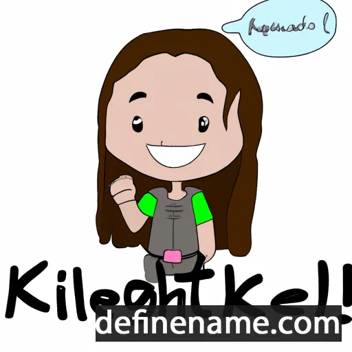 cartoon of the name Keileigh