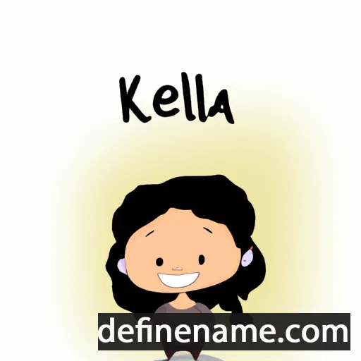 cartoon of the name Keilla