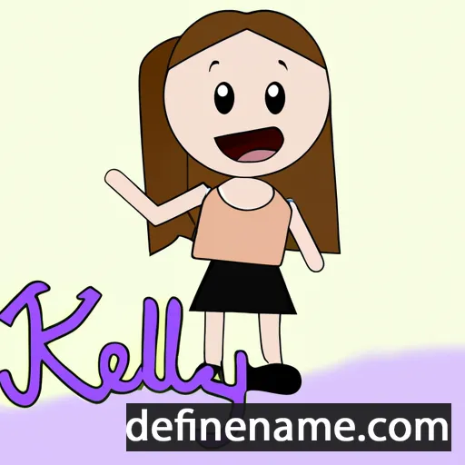 cartoon of the name Keily