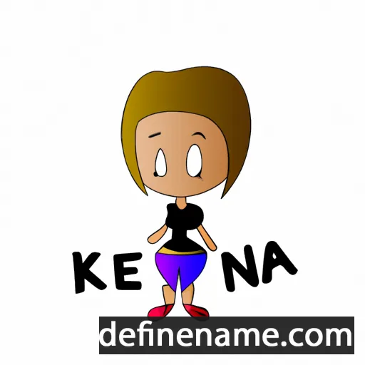 cartoon of the name Keina