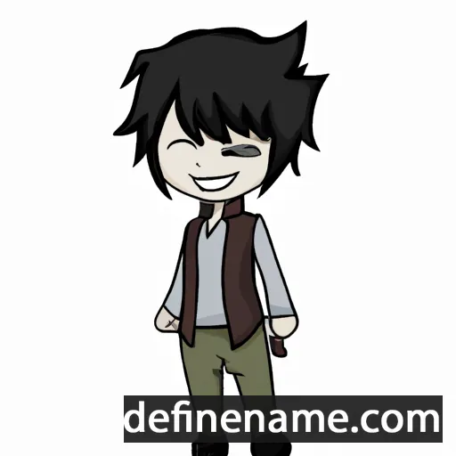 cartoon of the name Keion