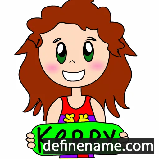 cartoon of the name Keiry