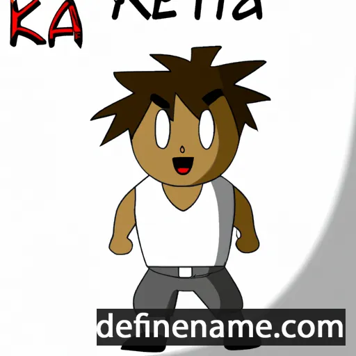 cartoon of the name Keita