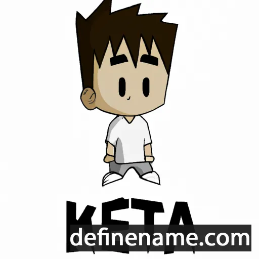 cartoon of the name Keita