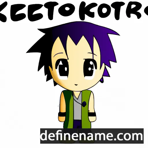 cartoon of the name Keitarou