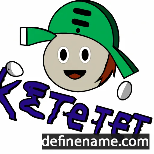 cartoon of the name Keiti