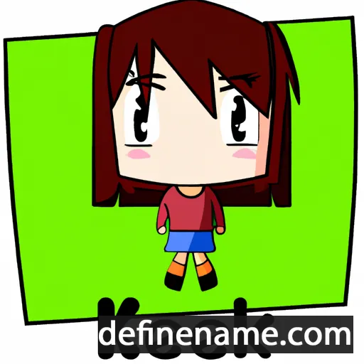 cartoon of the name Keki