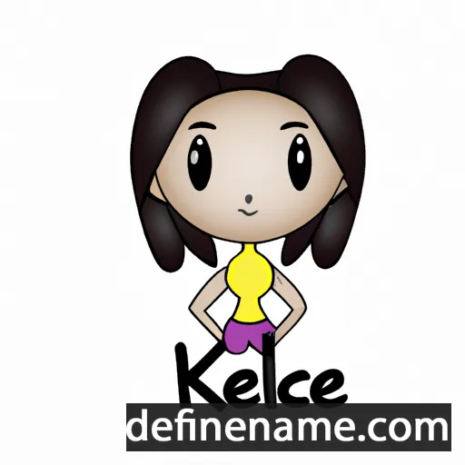 cartoon of the name Kelcee