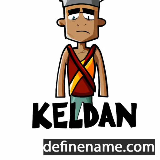 cartoon of the name Keldan