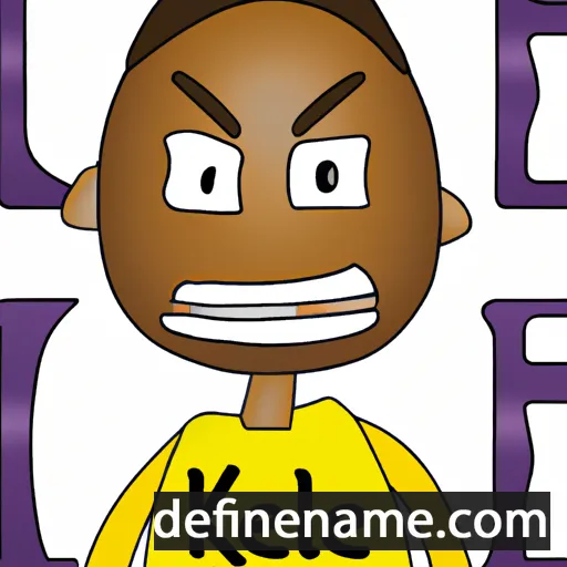 cartoon of the name Kele