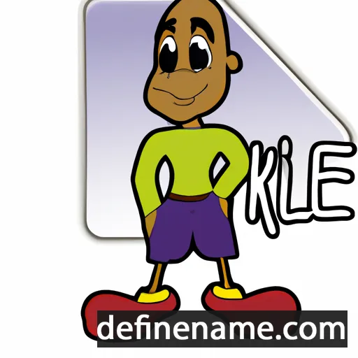 cartoon of the name Kele