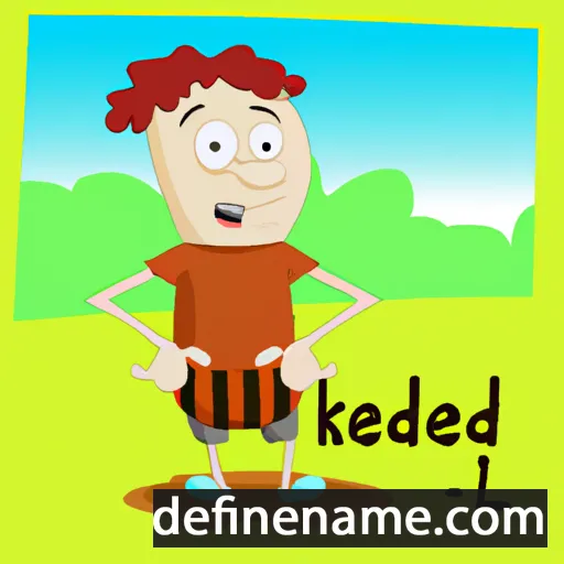 cartoon of the name Keled