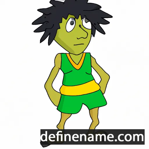 cartoon of the name Kelemi