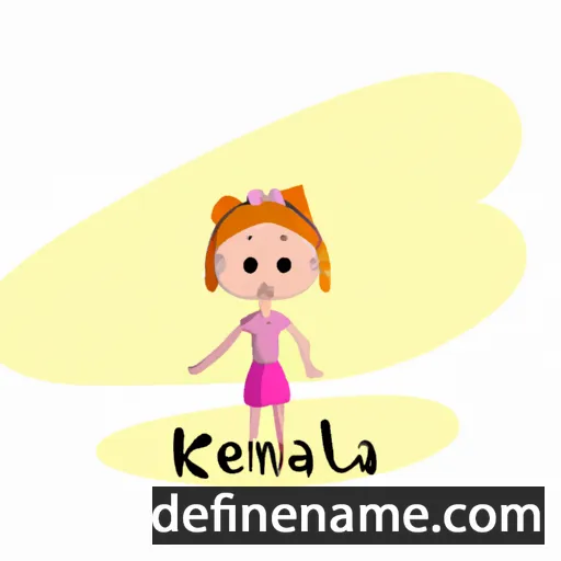 cartoon of the name Keleneka