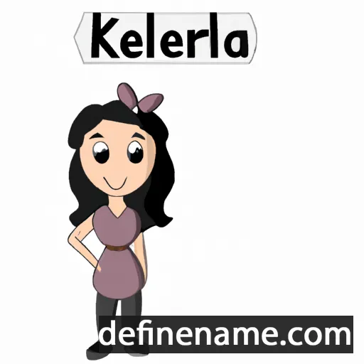 cartoon of the name Kelera