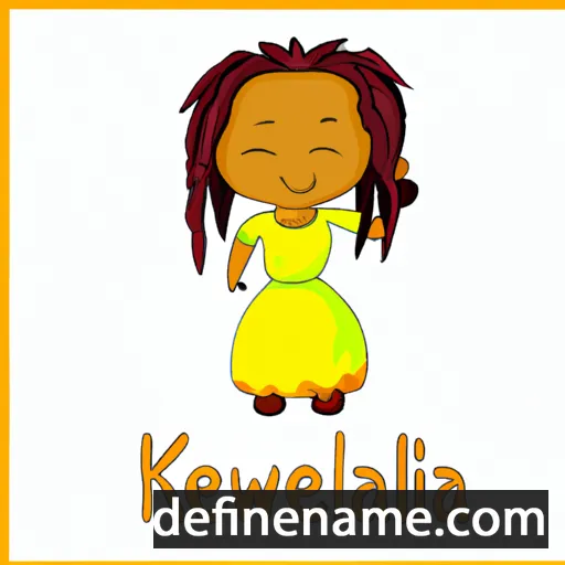 cartoon of the name Kelewina