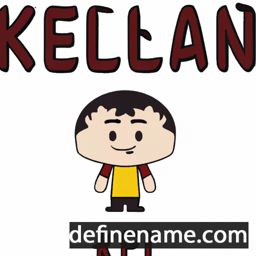 cartoon of the name Kelian