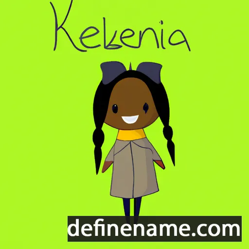 cartoon of the name Kelina