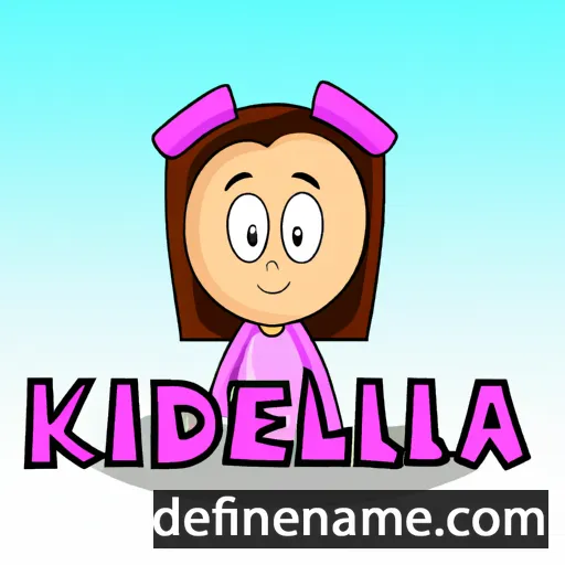 cartoon of the name Kelinda