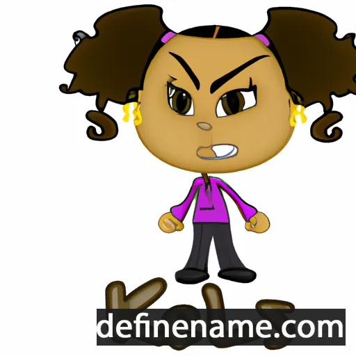 cartoon of the name Kelis