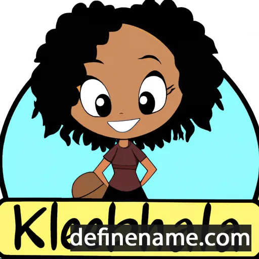 cartoon of the name Kellah