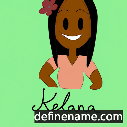 cartoon of the name Kellana