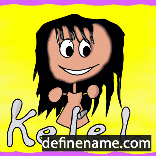 cartoon of the name Kellee