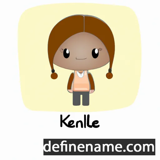 cartoon of the name Kellene