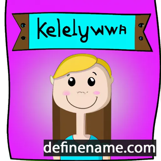 cartoon of the name Kellyann