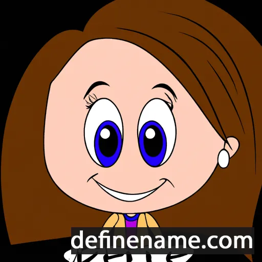 cartoon of the name Kellye