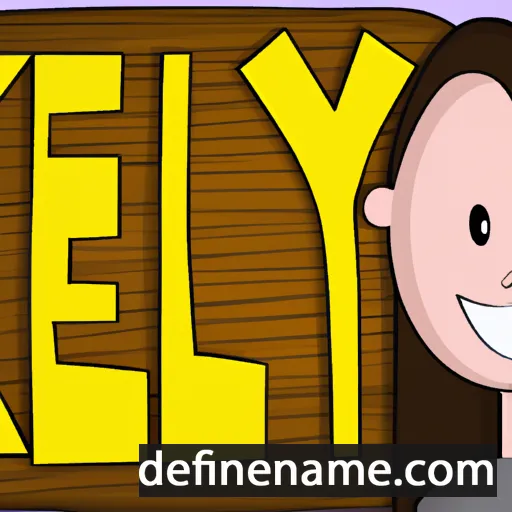 cartoon of the name Kellyn