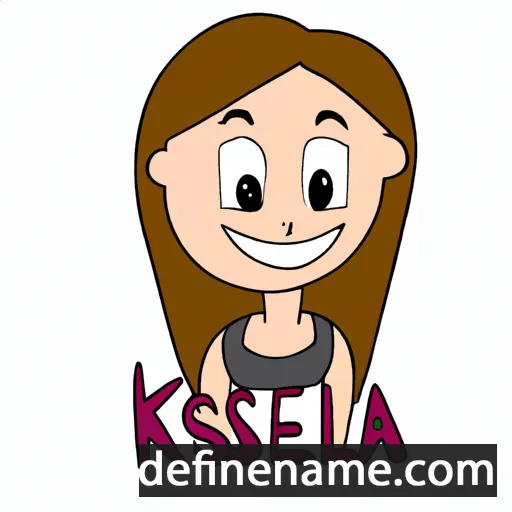 cartoon of the name Kelsea