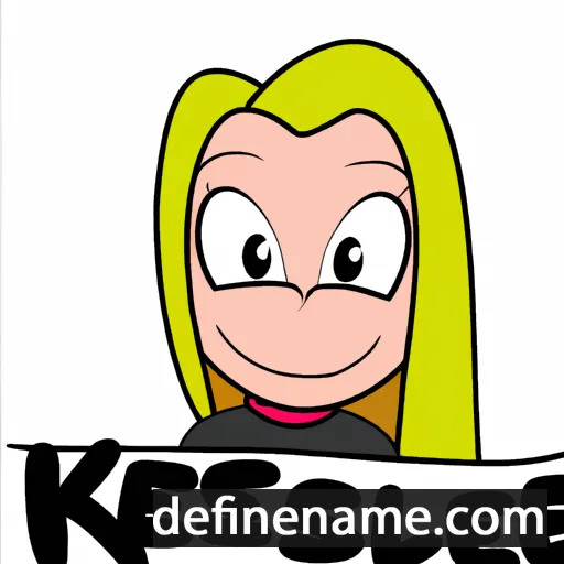 cartoon of the name Kelsee